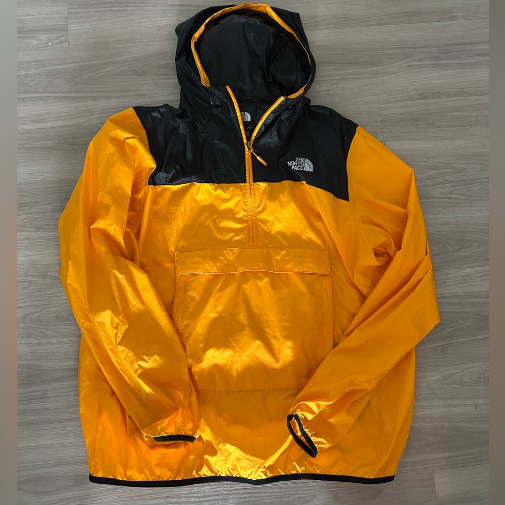 North Face Windbreaker Yellow Size XL